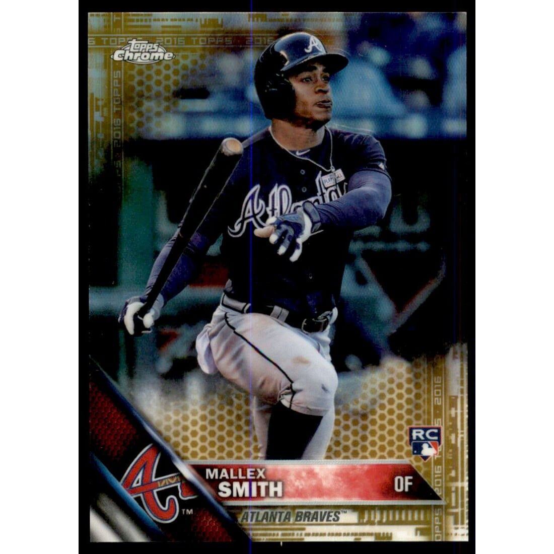 2016 Topps Chrome Holiday Mega Box Gold Refractors #HMT23 Mallex Smith. rookie card picture