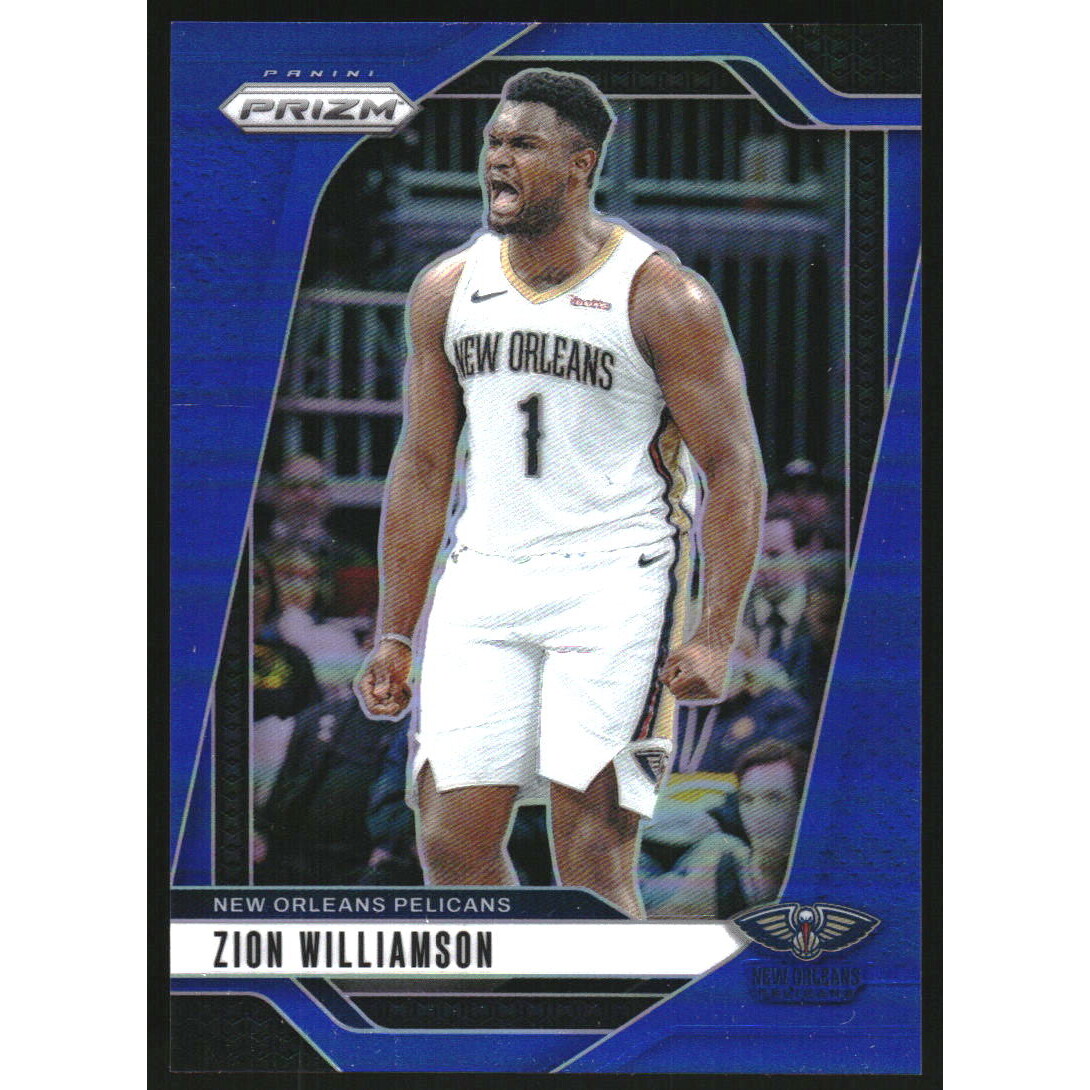 2024-25 Panini Prizm Prizms Blue #10 Zion Williamson 2024-25 Panini Prizm Prizms Blue #10 Zion Williamson