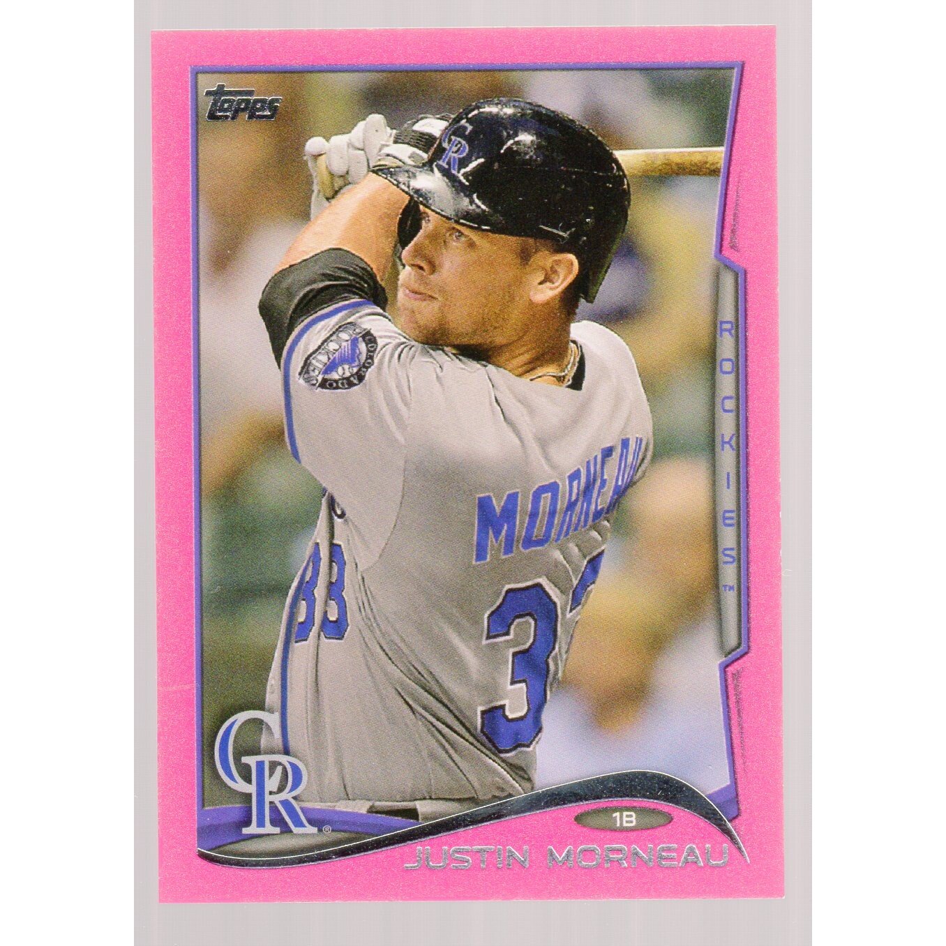 2014 Topps Mini Pink #465 Justin Morneau. rookie card picture