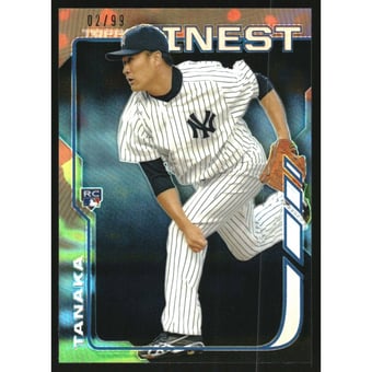 2014 Finest Black Refractors #75 Masahiro Tanaka