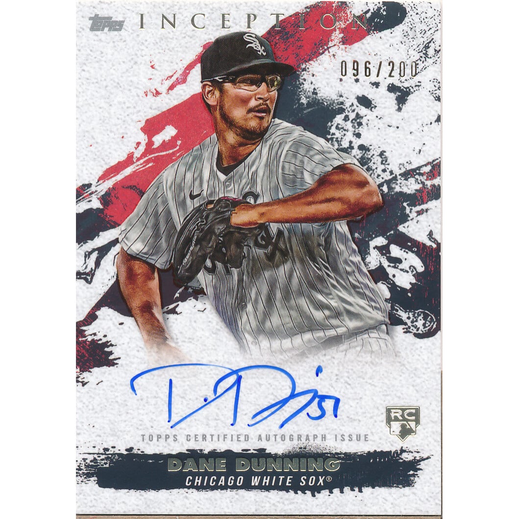 2021 Topps Inception Rookie and Emerging Stars Autographs #RESADD Dane Dunning/200. rookie card picture