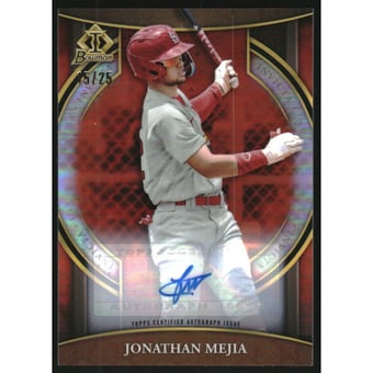2023 Bowman Chrome Invicta Autographs Orange Refractors #BI15 Jonathan Mejia