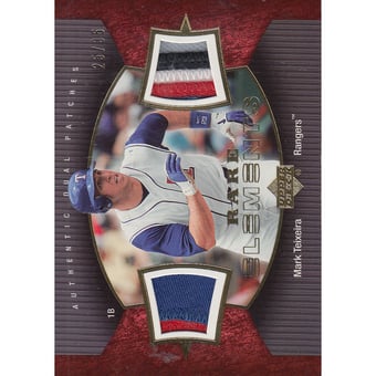 2007 Upper Deck Elements Rare Elements Patches #MT Mark Teixeira/35