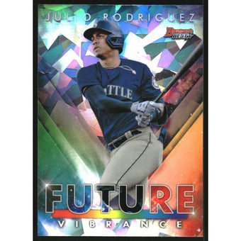 2021 Bowman's Best Bowman Future Vibrance Atomic Refractors #BFV11 Julio Rodriguez