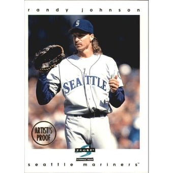 1997 Score Artist's Proofs White Border #192 Randy Johnson