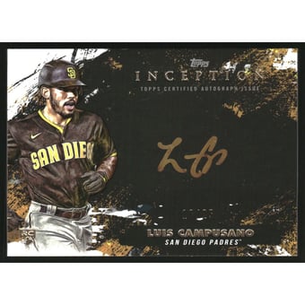 2021 Topps Inception Silver Signings Gold Ink #SSLC Luis Campusano