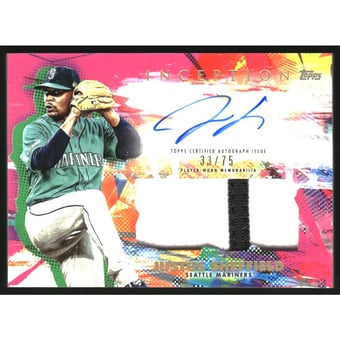 2020 Topps Inception Patch Autographs Magenta #IAPJS Justus Sheffield/75