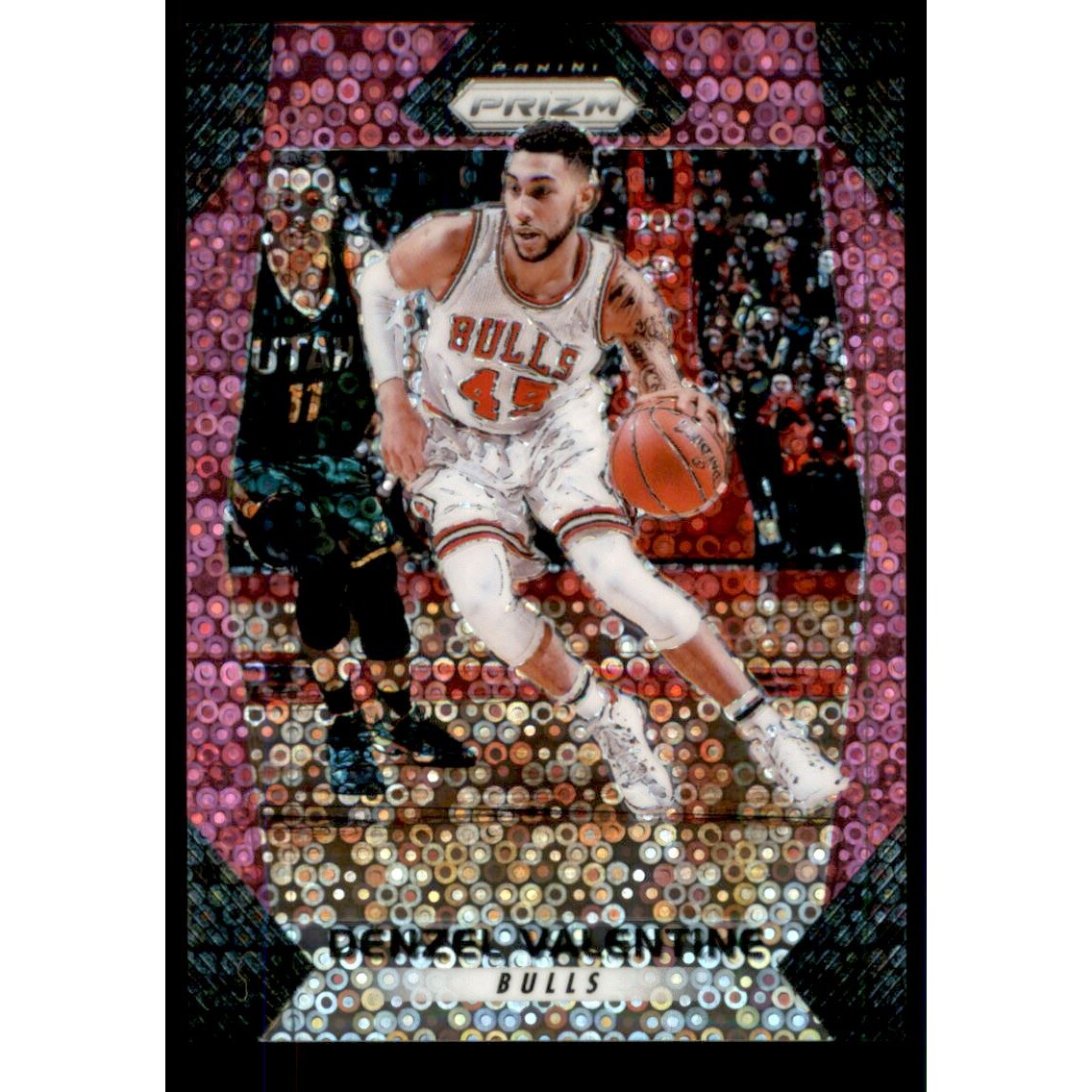 2017-18 Panini Prizm Prizms Fast Break Pink #245 Bobby Portis