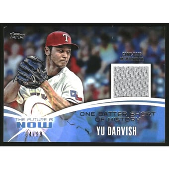 2014 Topps The Future is Now Relics #FNRYD2 Yu Darvish