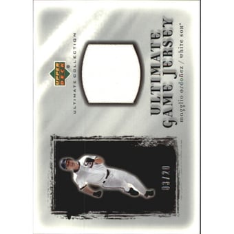 2001 Ultimate Collection Game Jersey Silver #UMO Magglio Ordonez
