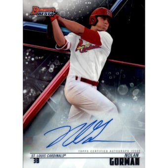 2018 Bowman's Best Best of '18 Autographs #B18NG Nolan Gorman