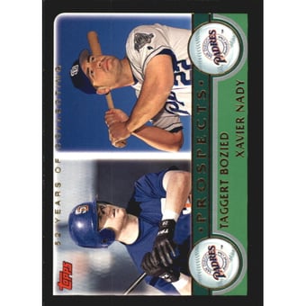 2003 Topps Black #683 T.Bozied/X.Nady