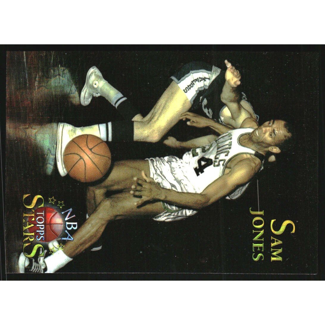 1996 Topps Stars Finest Atomic Refractors #123 Sam Jones. rookie card picture