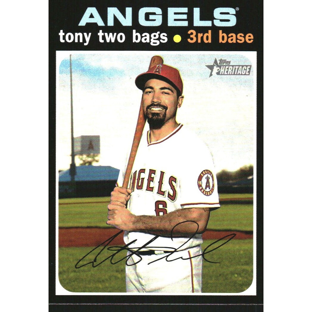 2020 Topps Heritage Nickname Variations #553 Anthony Rendon. rookie card picture