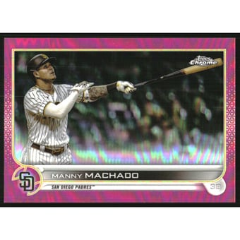2022 Topps Chrome Magenta Refractors #90 Manny Machado