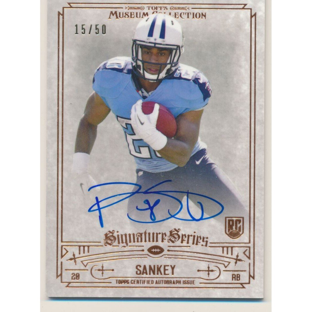 2014 Topps Museum Collection Signature Series Autographs Copper #SSABS Bishop Sankey. rookie card picture