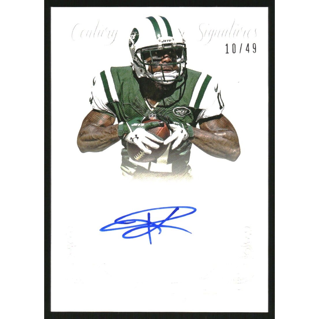 2013 Panini National Treasures Century Signatures Gold #68 Jeremy Kerley. rookie card picture