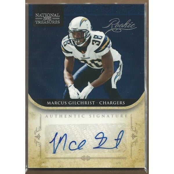 2011 Playoff National Treasures #264 Marcus Gilchrist AU RC