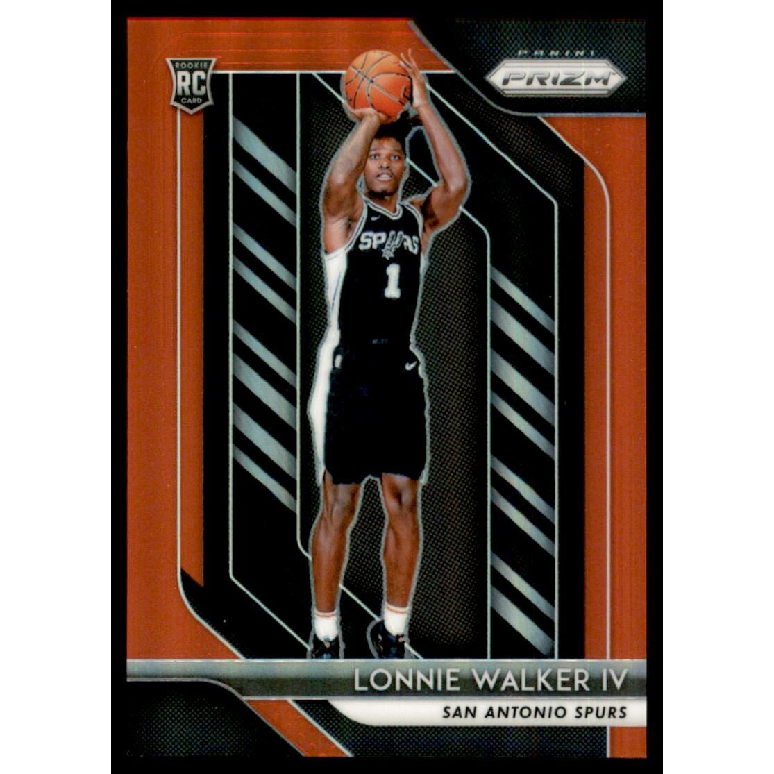 2018-19 Panini Prizm Prizms Red #251 Lonnie Walker IV. rookie card picture