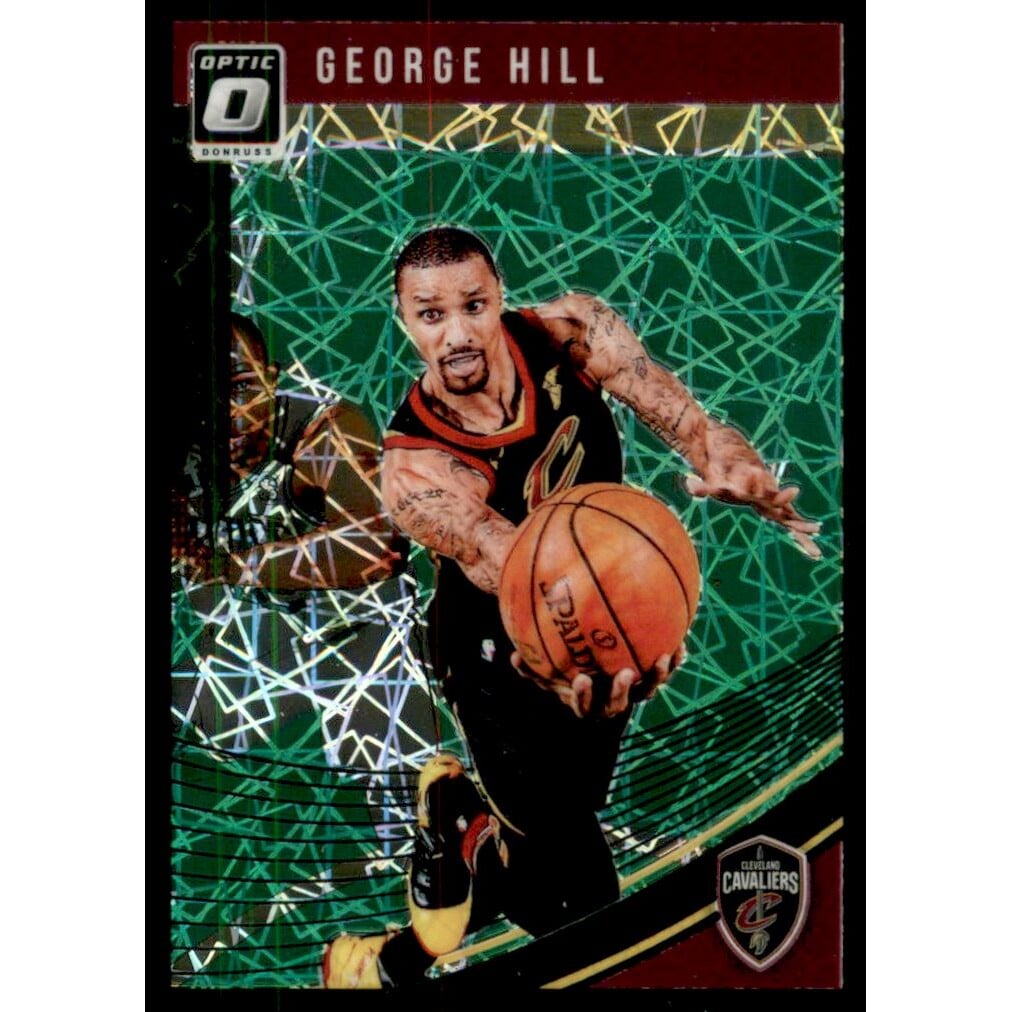 2018-19 Donruss Optic Black Velocity #108 George Hill. rookie card picture