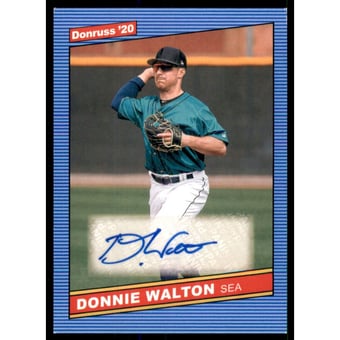 2020 Donruss Retro '86 Signatures #56 Donnie Walton