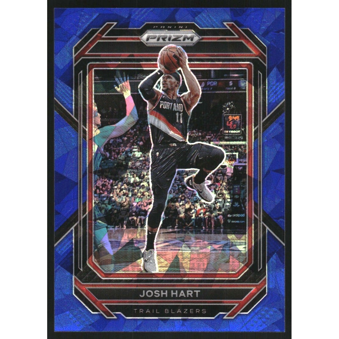 2022-23 Panini Prizm Prizms Blue Ice #48 Josh Hart. rookie card picture