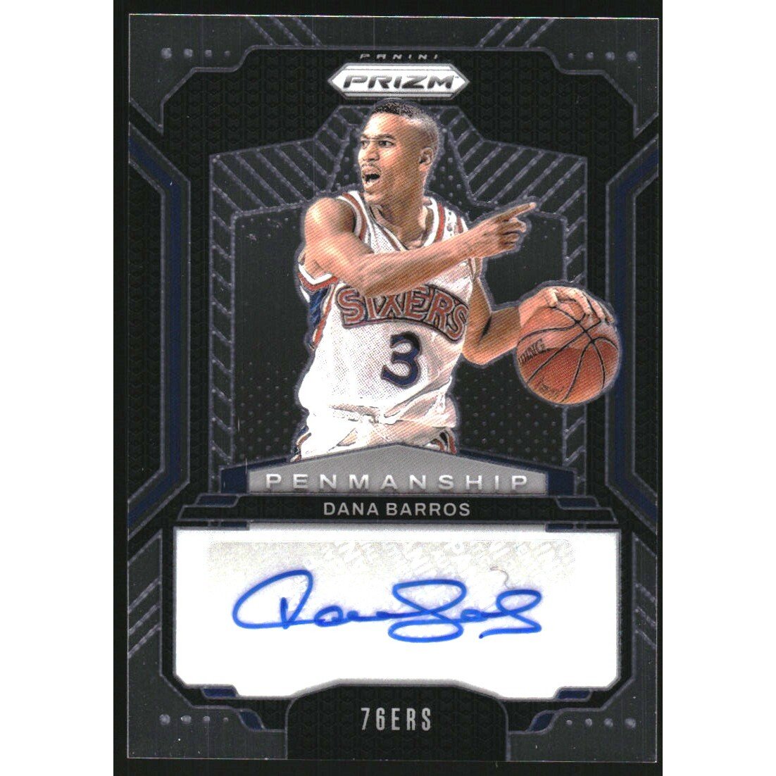 2024-25 Panini Prizm Penmanship #44 Dana Barros. rookie card picture