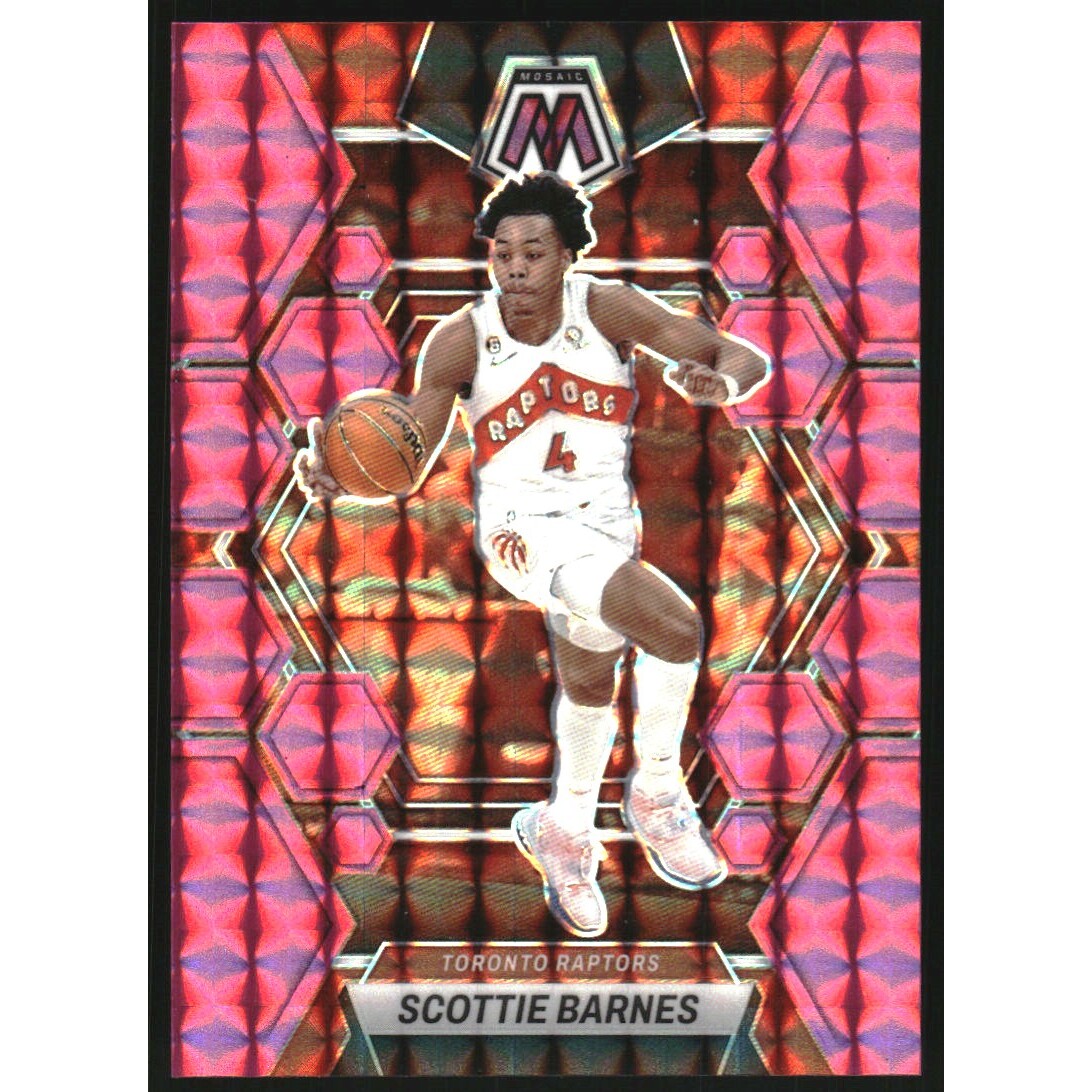 2022-23 Panini Mosaic Mosaic Pink #113 Scottie Barnes 2022-23 Panini Mosaic Mosaic Pink #113 Scottie Barnes