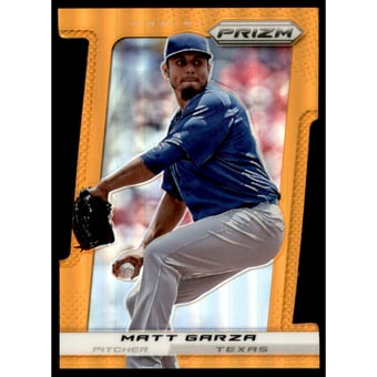 2013 Panini Prizm Prizms Orange Die-Cut #144 Matt Garza