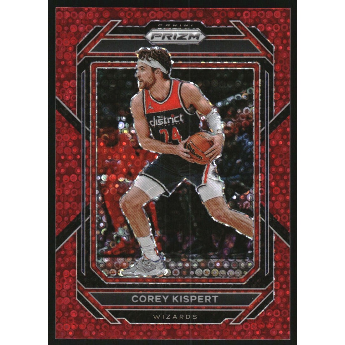 2022-23 Panini Prizm Prizms Fast Break Red #173 Corey Kispert 2022-23 Panini Prizm Prizms Fast Break Red #173 Corey Kispert