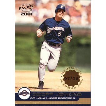 2001 Pacific Premiere Date #233 Geoff Jenkins