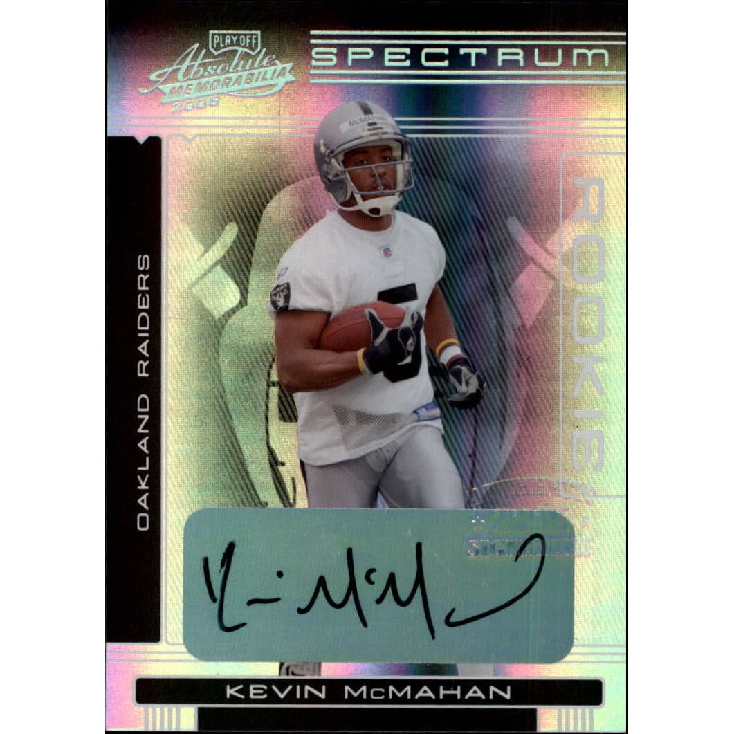 2006 Absolute Memorabilia Spectrum Silver Autographs #169 Kevin McMahan/100