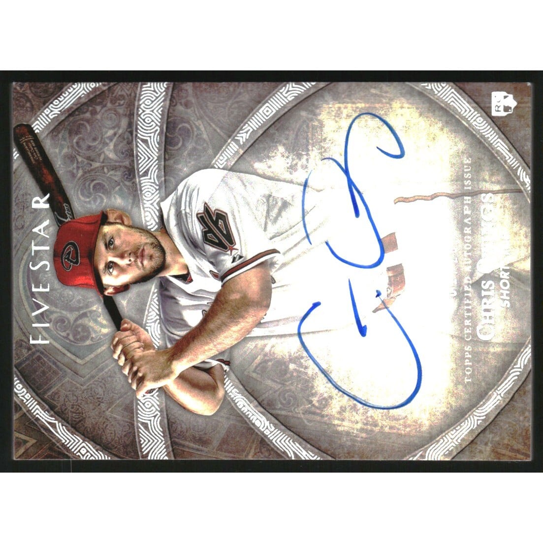 2014 Topps Five Star Autographs Rainbow #FSACO Chris Owings. rookie card picture