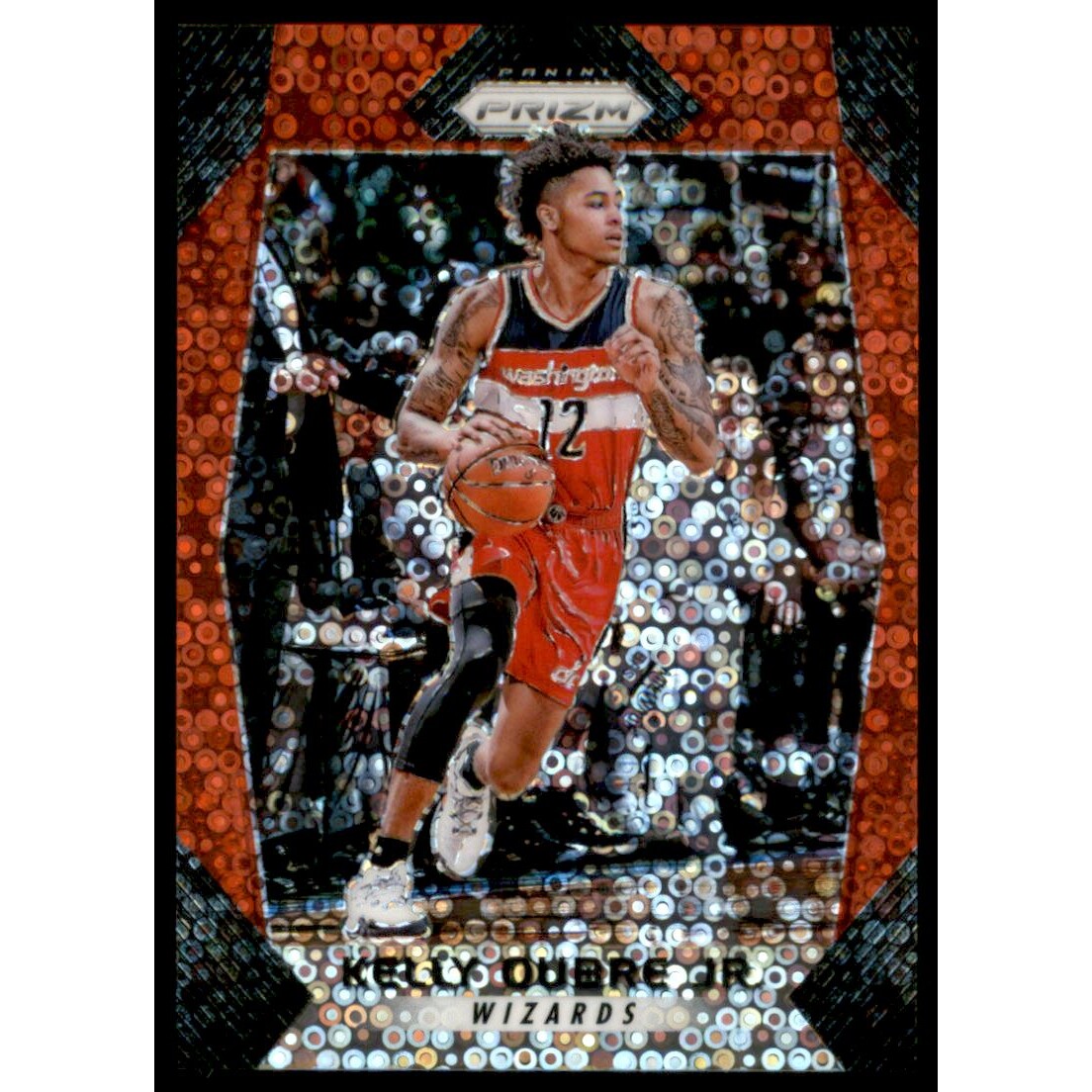 2017-18 Panini Prizm Prizms Fast Break Red #136 Kelly Oubre Jr. 2017-18 Panini Prizm Prizms Fast Break Red #136 Kelly Oubre Jr.