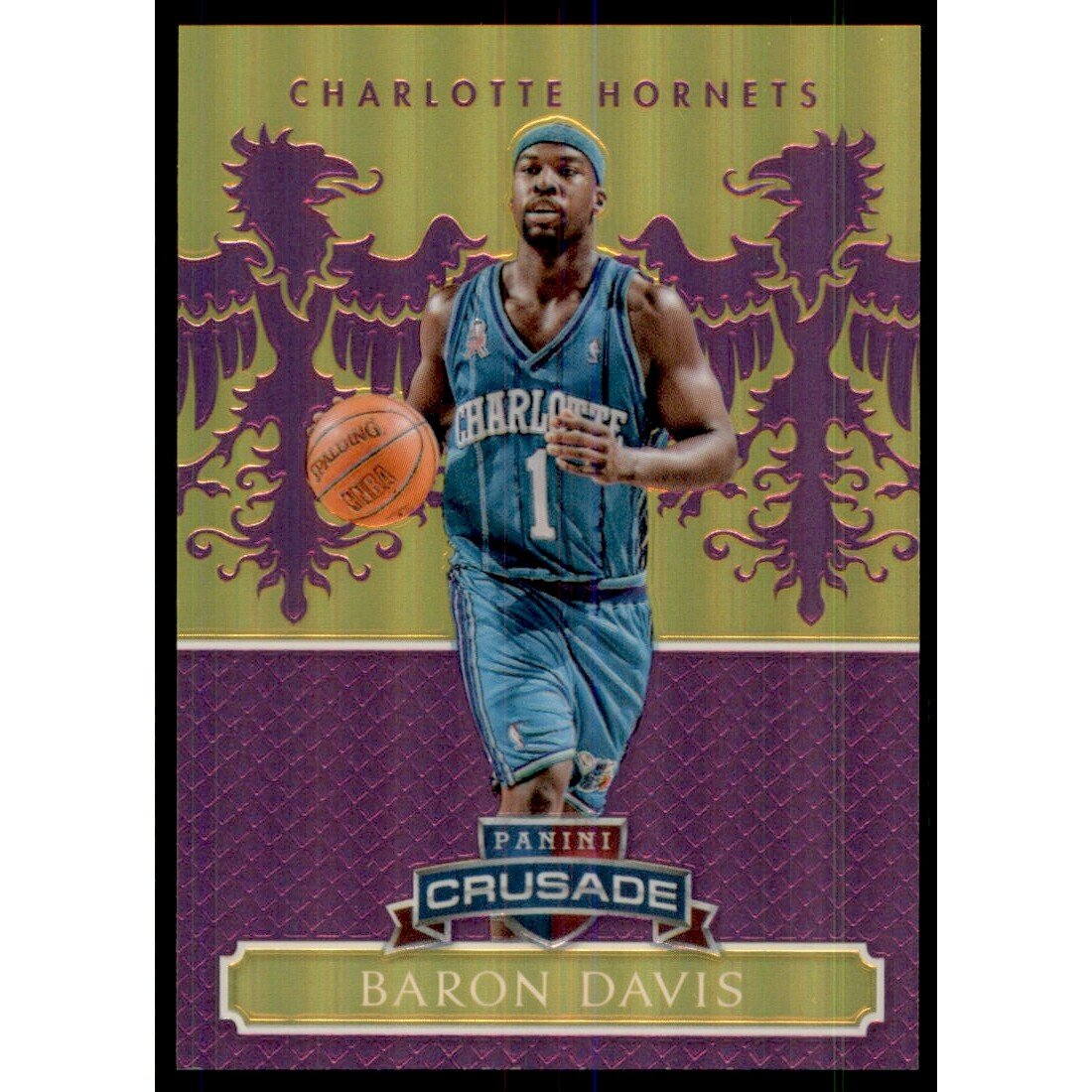 2014-15 Panini Excalibur Crusade Purple #127 Baron Davis. rookie card picture