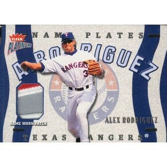 2003 Fleer Platinum Nameplates #AR Alex Rodriguez/248