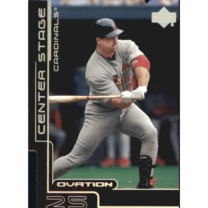 2000 Upper Deck Ovation Center Stage Rainbow #CS5 Mark McGwire. rookie card picture