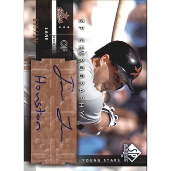 2003 SP Authentic Chirography Young Stars Bronze #JL Jason Lane