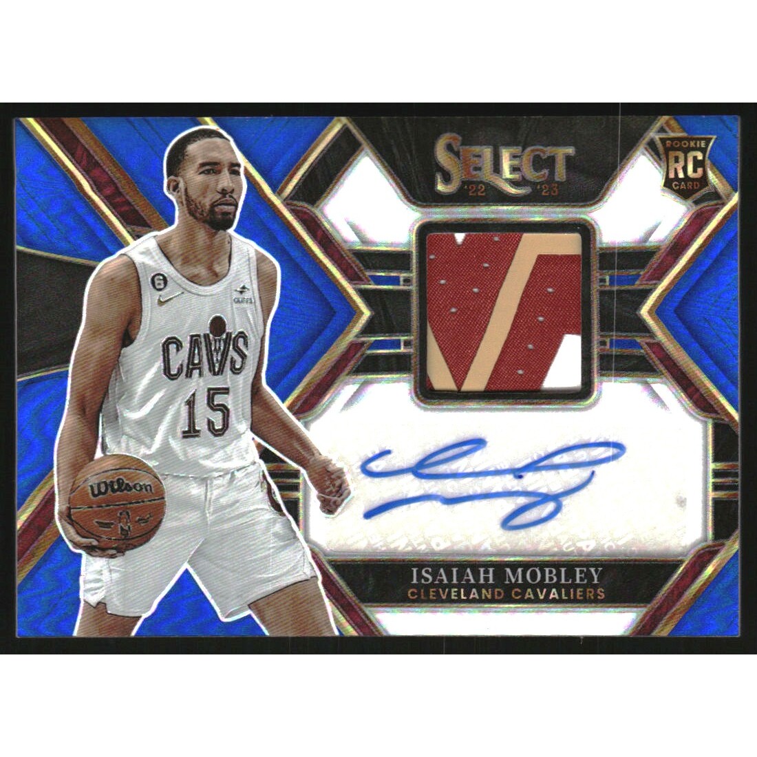 2022-23 Select Rookie Jersey Autographs Blue #30 Isaiah Mobley 2022-23 Select Rookie Jersey Autographs Blue #30 Isaiah Mobley