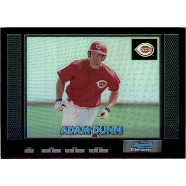 2000 Bowman Chrome Retro/Future Refractors #385 Adam Dunn. rookie card picture
