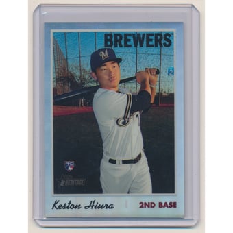 2019 Topps Heritage Chrome Refractors #THC512 Keston Hiura