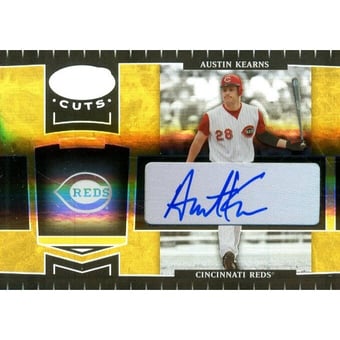 2004 Leaf Certified Cuts Marble Signature Gold #59 Austin Kearns/25