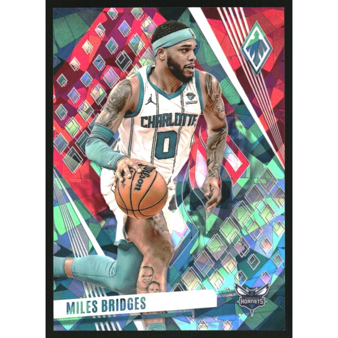 2023-24 Panini Phoenix Fire and Ice #46 Miles Bridges. rookie card picture