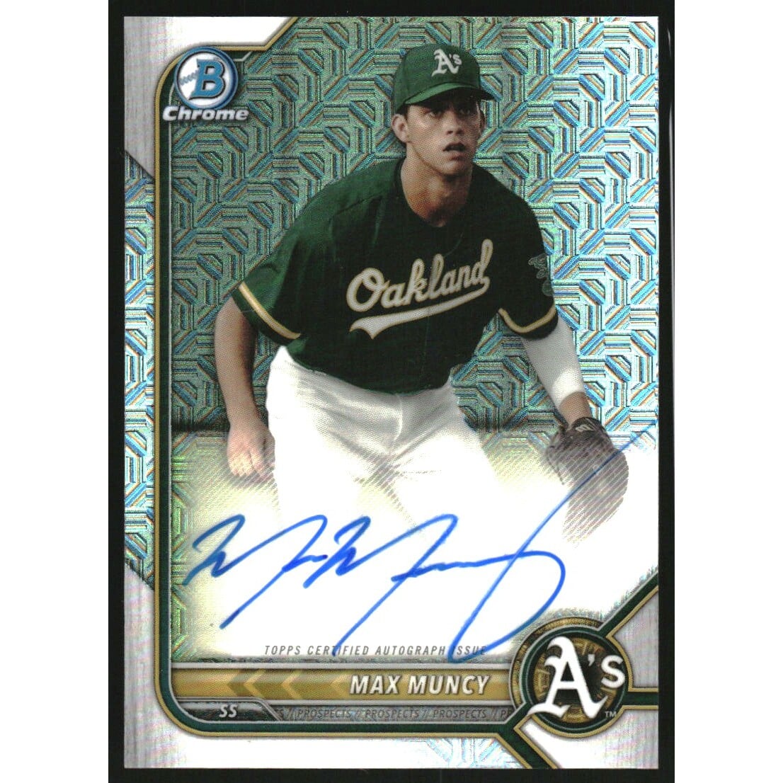 2022 Bowman Chrome Mega Box Autographs #BMAMM Max Muncy. rookie card picture