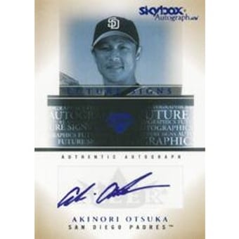 2005 SkyBox Autographics Future Signs Autograph Blue #AO Akinori Otsuka/639 *