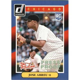 2014 Donruss The Rookies Press Proofs Gold #17 Jose Abreu