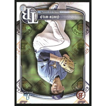 2025 Bowman Prospects Retro Logo Pattern #BP14 Owen Wild