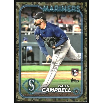 2024 Topps Memorial Day Camo #58 Isaiah Campbell
