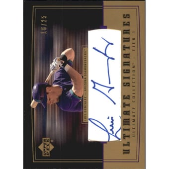 2002 Ultimate Collection Signatures Tier 1 Gold #LG1 Luis Gonzalez