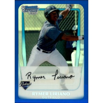 2011 Bowman Chrome Prospects Blue Refractors #BCP101 Rymer Liriano